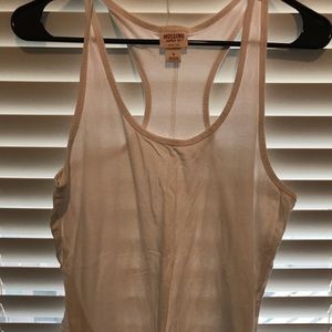 Razor back tank top